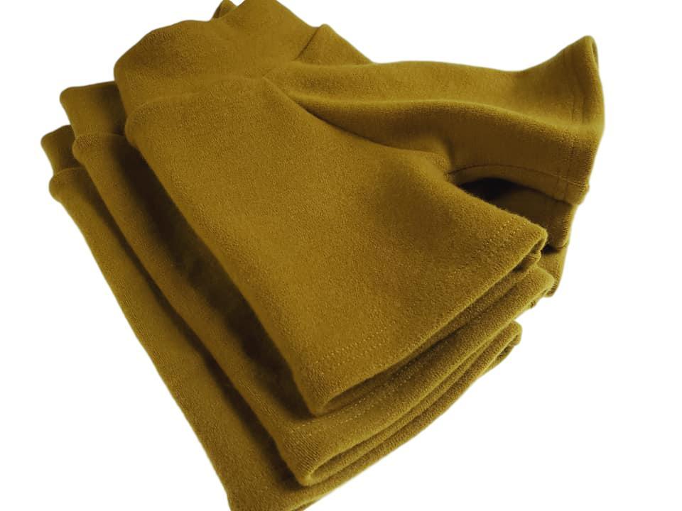 BUMBY | Shorts [Classic Fit] en laine de mérinos | Golden Mustard (LIQUIDATION VENTE FINALE) - Bumby Wool
