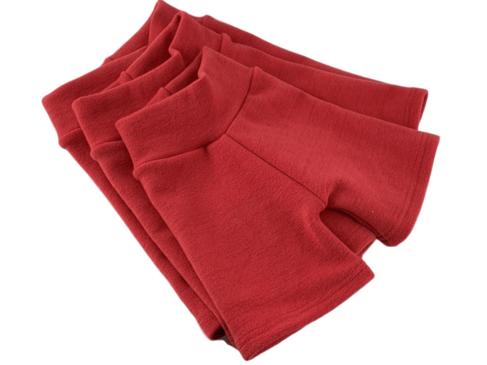 BUMBY | Shorts [Classic Fit] en laine de mérinos | Strawberry (LIQUIDATION VENTE FINALE) - Bumby Wool