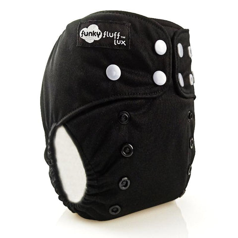 FUNKY FLUFF | Couche lavable à poche | taille unique | Baby-Got-Black