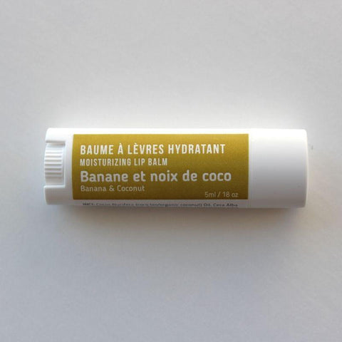 CALENBULLE | Baume à lèvres réparateur | Banane et noix de coco