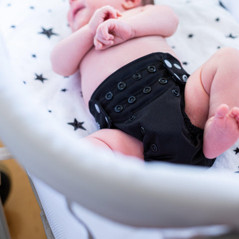 FUNKY FLUFF | Couche lavable à poche | taille NOUVEAU-NÉ | Baby-Got-Black