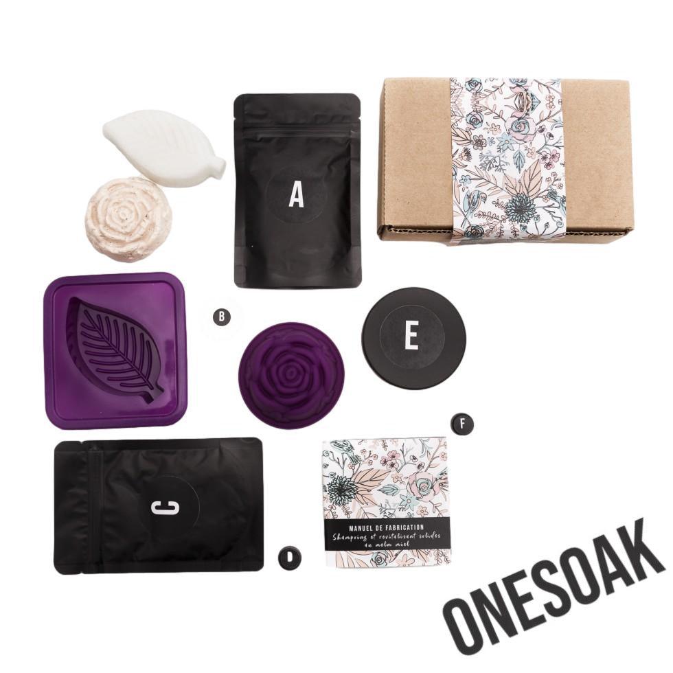 ONESOAK | Boîte de fabrication de shampoings et revitalisants solides - ONESOAK