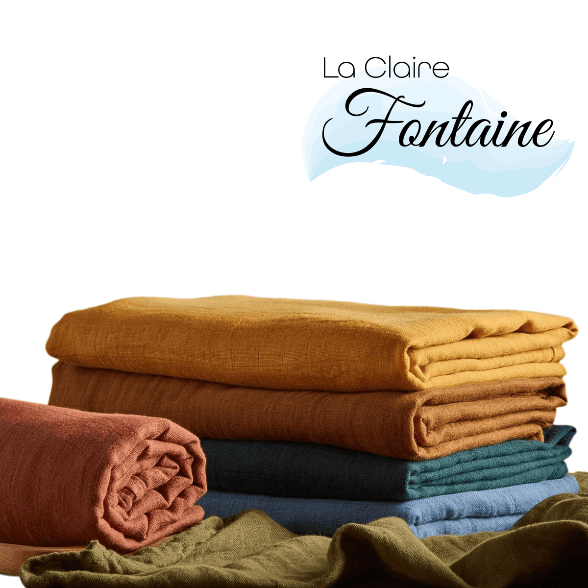 La Claire Fontaine | Doudou en mousseline de coton - La Claire Fontaine