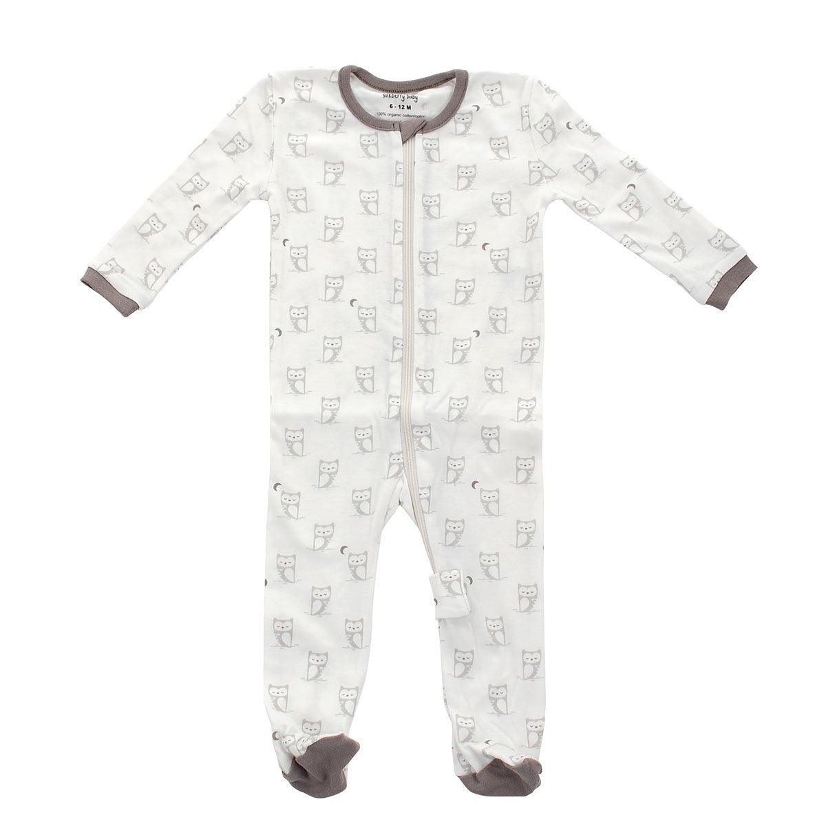 Silkberry Baby | Pyjama en coton biologique | Chouette - Silkberry Baby