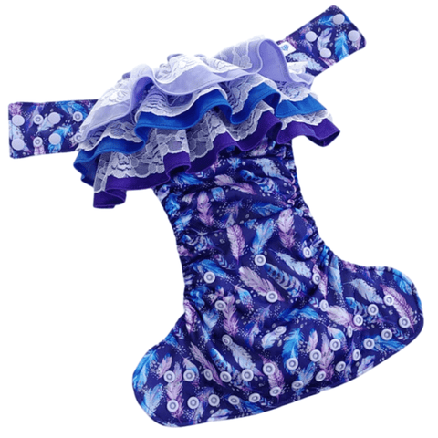 DIVIN POPOTIN | Couche lavable à poche à froufrou | Plumette