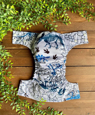 Confection Lolyma | Couche lavable à poche | taille unique | Dino succulente
