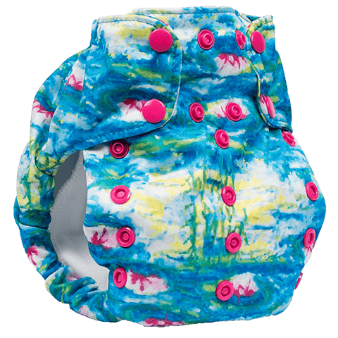 Smart Bottoms | Couche lavable Tout en Un | taille unique | Water Lilies