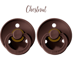 Bibs Original | Suces en caoutchouc naturel | Duo Chestnut