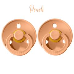 Bibs Original | Suces en caoutchouc naturel | Duo Peach