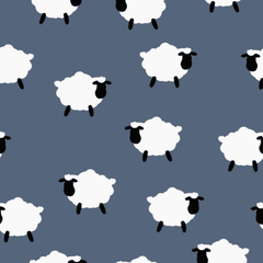 HAPPY FLUTE | Sac de transport | EF332 [Moutons bleus]