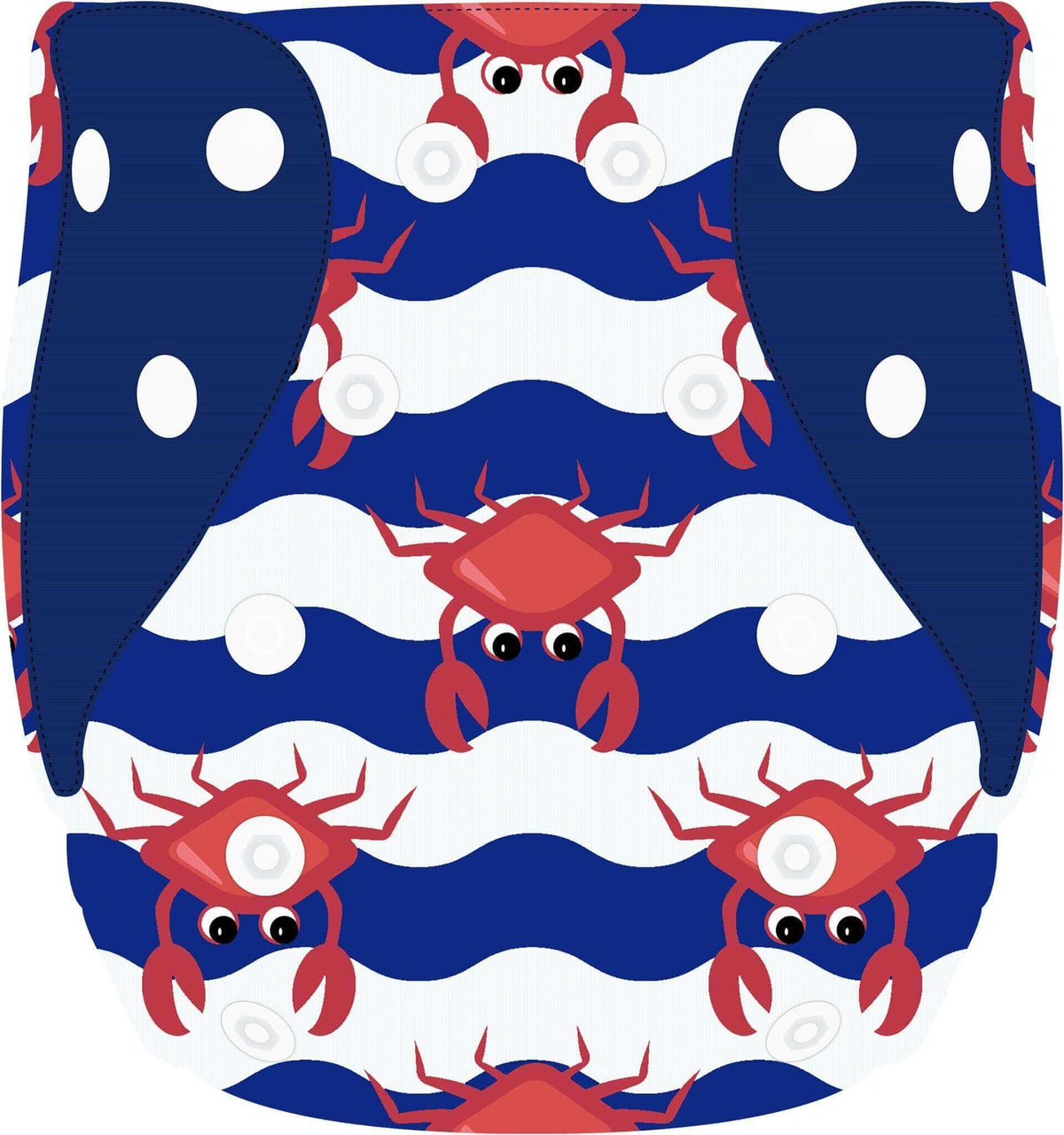 ELF | Couche lavable | taille NOUVEAU-NÉ (8-20 lb) | Craby Crabe - Elf