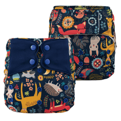 ELF | Couche lavable à poche | taille unique | Amis de la forêt