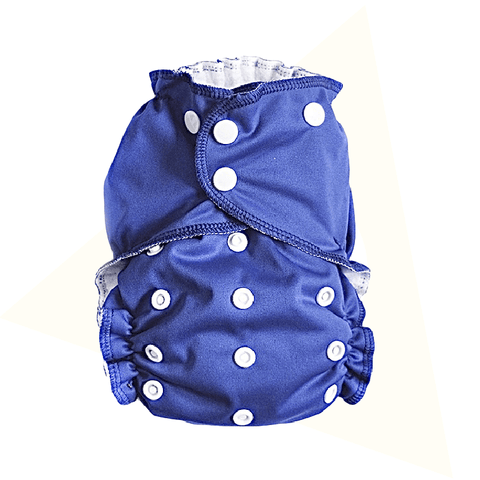EASY PEASIES | Couche lavable à poche | taille BAMBIN | Periwinkle