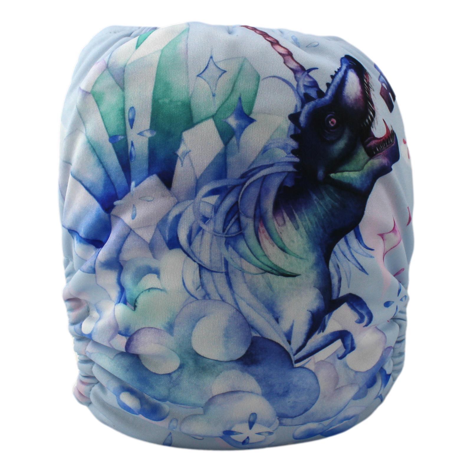GABARI | Couche lavable à poche [G2] | taille unique | UNI T-REX  (LIQUIDATION VENTE FINALE)