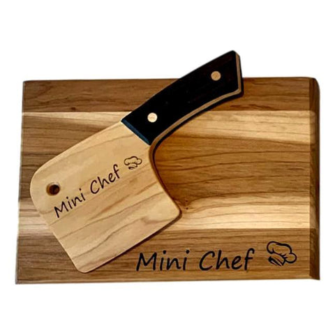 Le Graveur des Bois | Couteau-hachette de bois pour enfant | Gravure ''Mini-Chef''