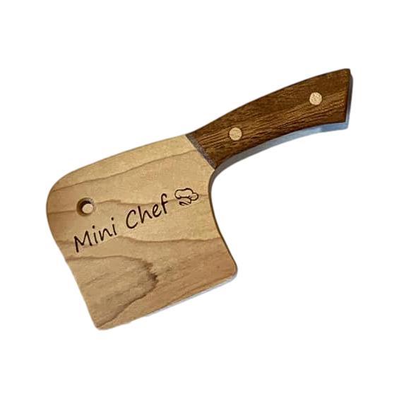 Le Graveur des Bois | Couteau-hachette de bois pour enfant | Gravure ''Mini-Chef'' - Le Graveur des Bois