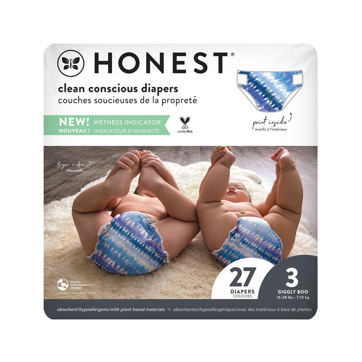 HONEST | Couches écologiques [à usage unique] | Taille 3 - The Honest Company