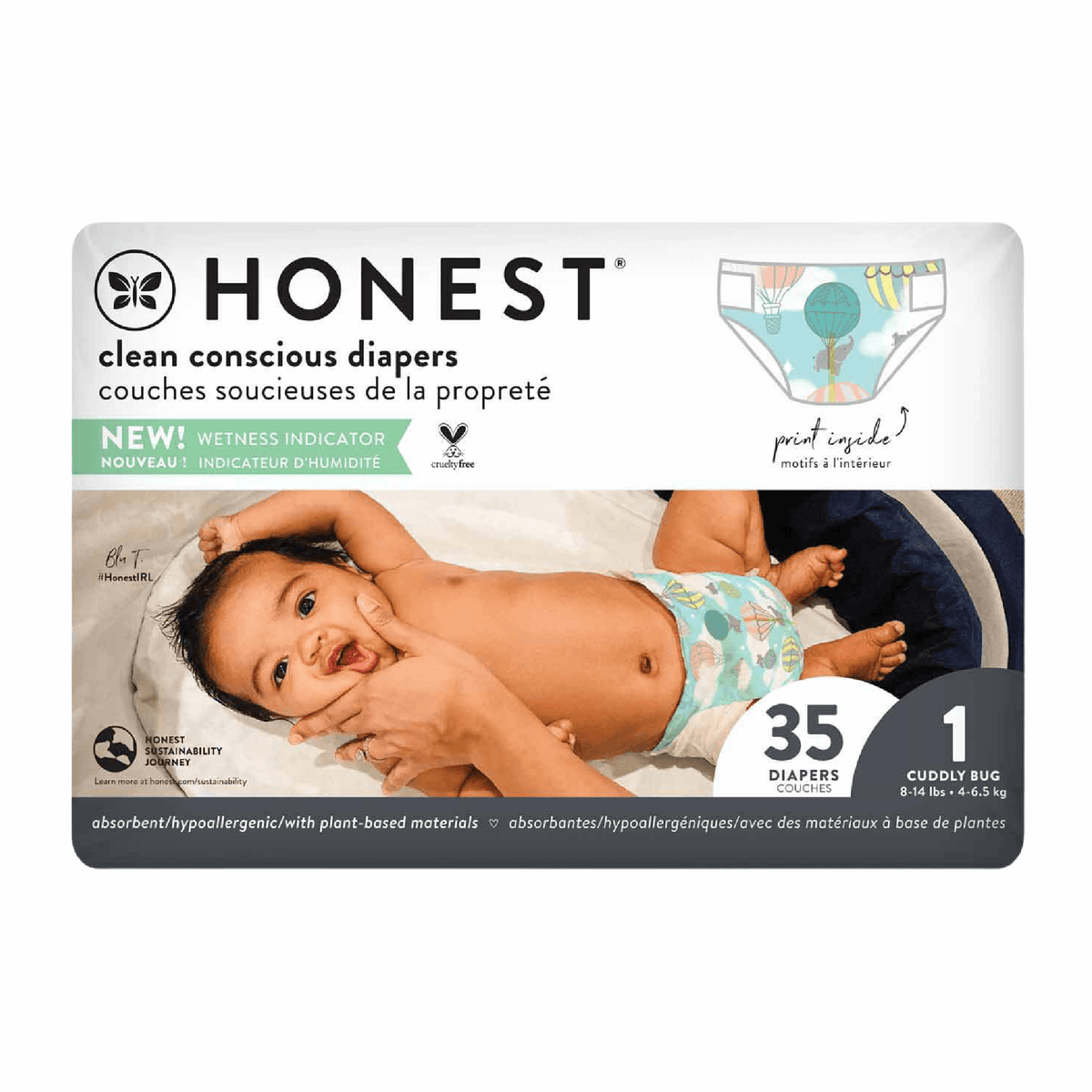 HONEST | Couches écologiques [à usage unique] | Taille 1 - The Honest Company