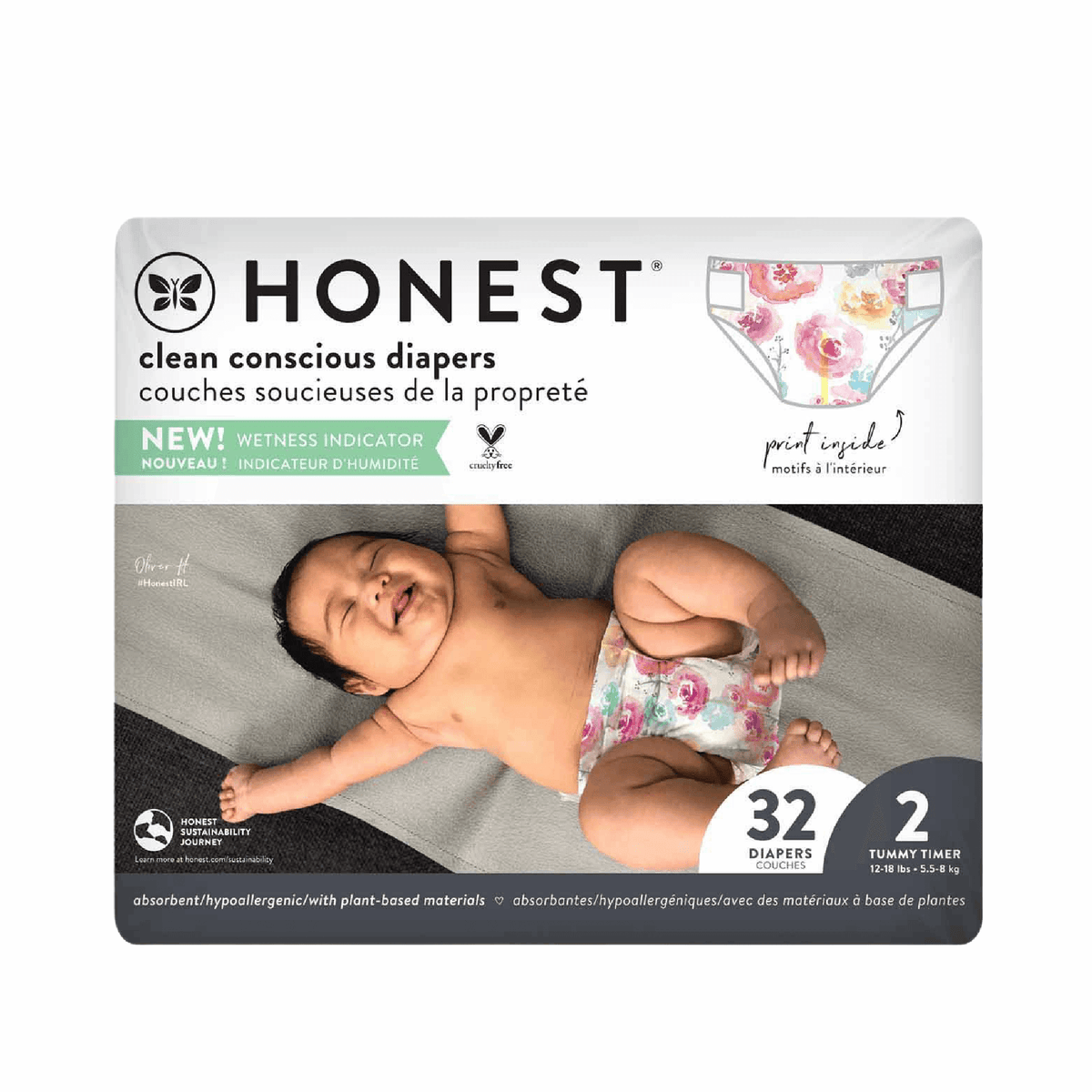 HONEST | Couches écologiques [à usage unique] | Taille 2 - The Honest Company