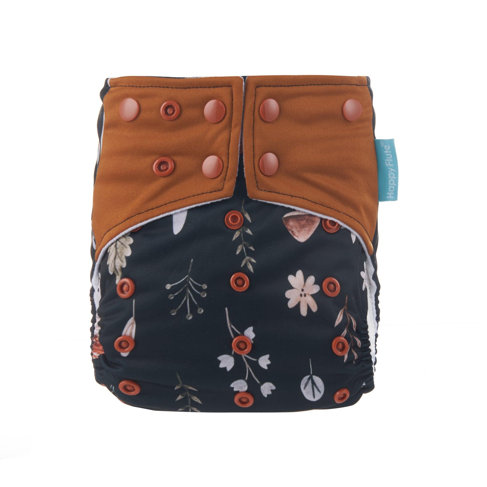 HAPPY FLUTE | Couche lavable à poche | taille unique | EF384 [Forest]