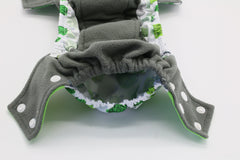 HAPPY FLUTE | Couche lavable Tout en Un | taille NOUVEAU-NÉ | EF022 [Chats courtois]
