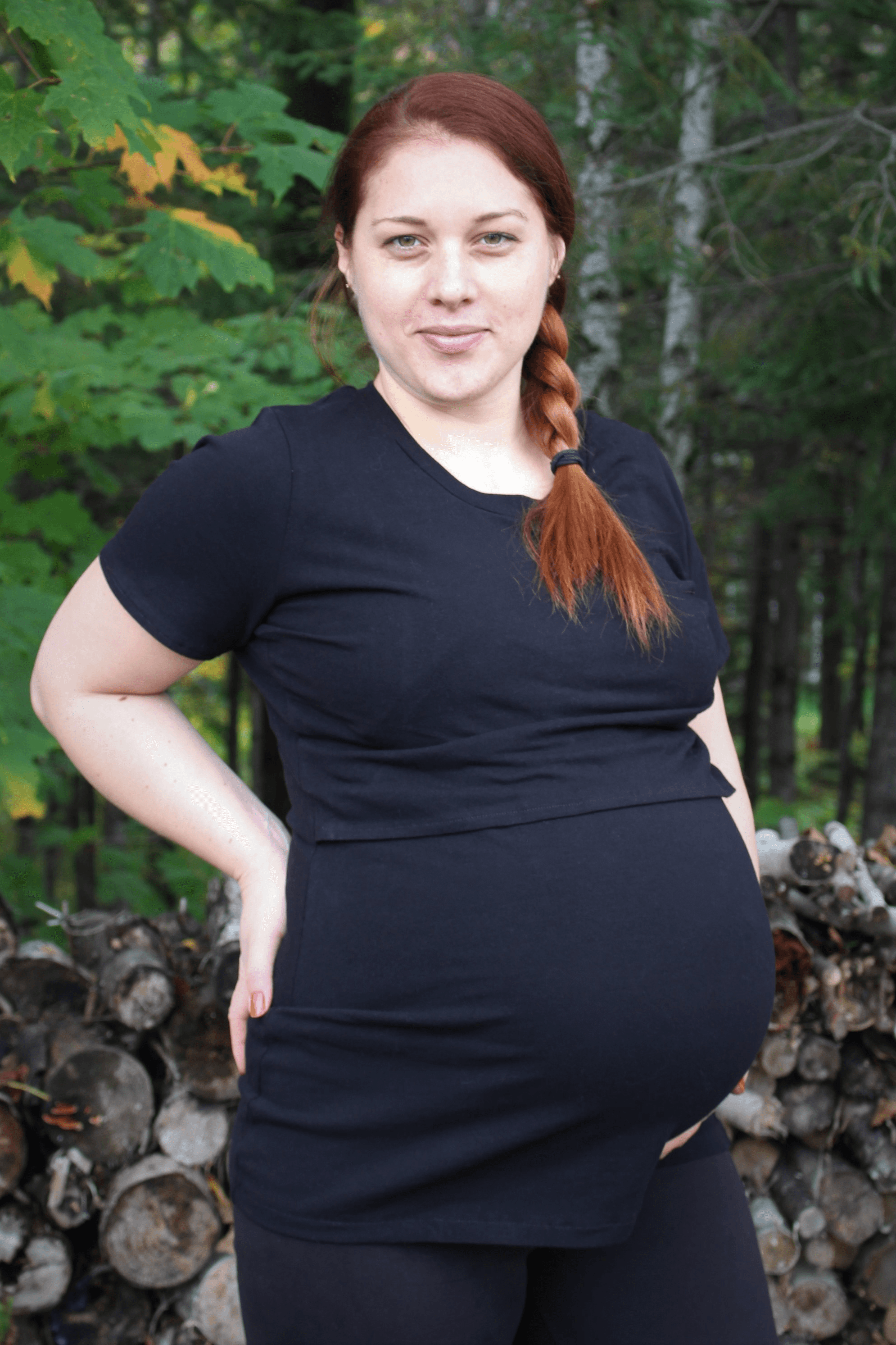 BEBE LION Nursing tunic Black – Aux p'tits cadeaux