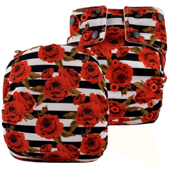 KELSA | Couche lavable à poche | taille unique | Roses