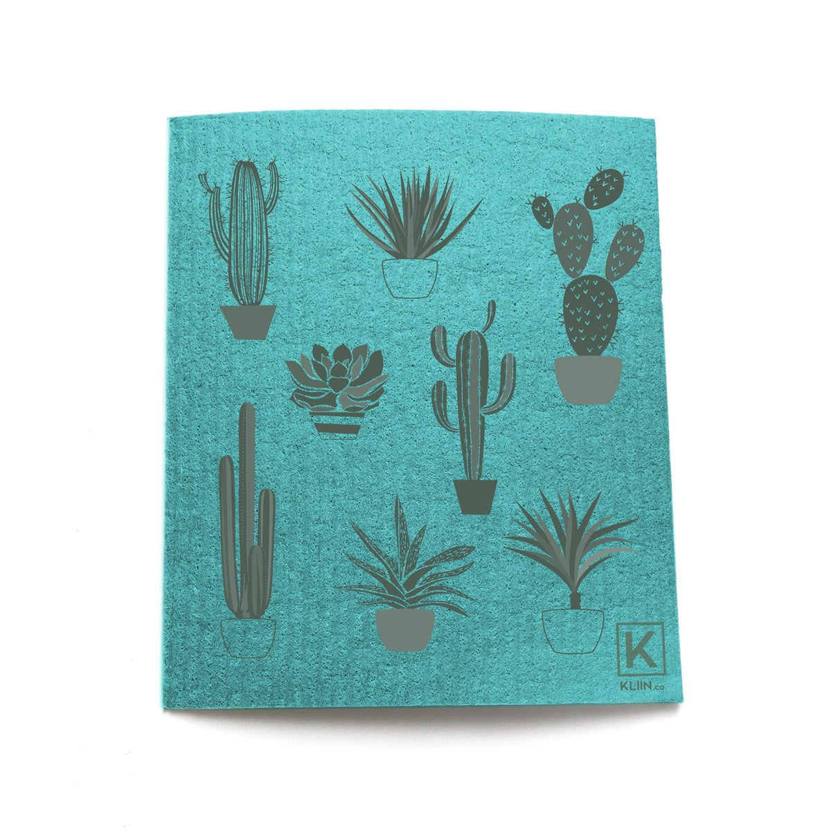 KLIIN | L'Essuie-tout réutilisable compostable | Petit | Cactus - KLIIN