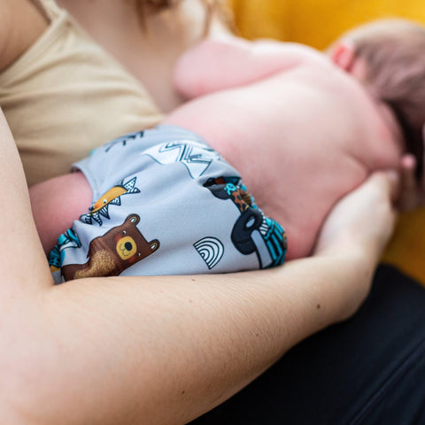 FUNKY FLUFF | Couche lavable à poche | taille NOUVEAU-NÉ | Kumbaya