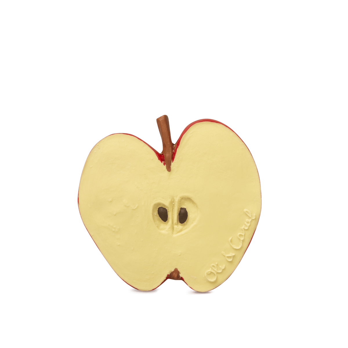 Oli & Carol | Jouet de caoutchouc 100% naturel | Fruits & Veggies | Pepita the Apple - Oli & Carol