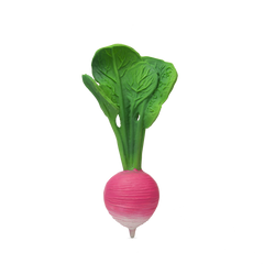 Oli & Carol | Jouet de caoutchouc 100% naturel | Fruits & Veggies | Ramona the Radish