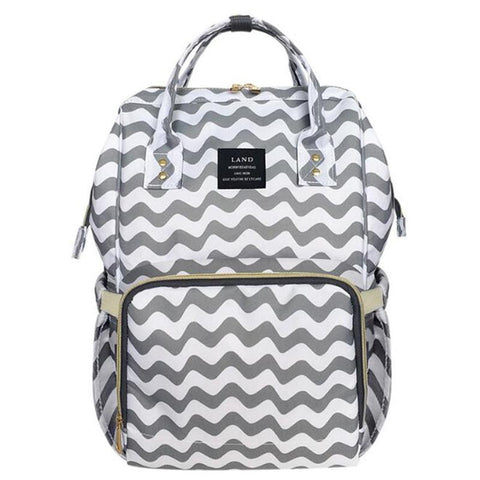 LAND | Sac à couche et voyage LAND | Chevrons gris