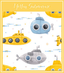M3 & Minihip | Sous-vêtement (3T) | Yellow submarine