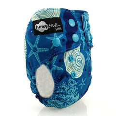 FUNKY FLUFF | Couche lavable à poche | taille NOUVEAU-NÉ | Maritime