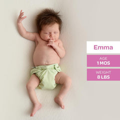 Blueberry Simplex | Couche lavable Tout en Un | taille NOUVEAU-NÉ | Rose
