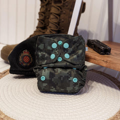 MINIHIP | Couche lavable à poche | taille NOUVEAU-NÉ | Camo