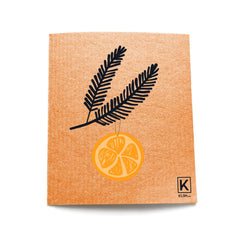 KLIIN | L'Essuie-tout réutilisable compostable | Petit | Tranche d'orange