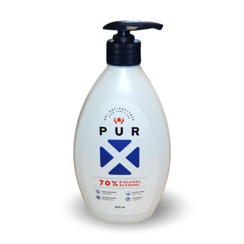 PURX | Gel antiseptique pour les mains (500 mL) (LIQUIDATION VENTE FINALE)