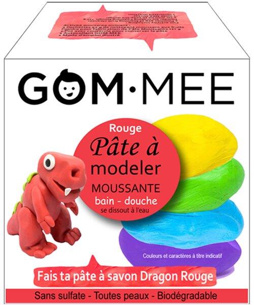 GOM-MEE | Pâte à Modeler Moussante | Dragon Rouge