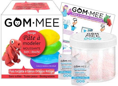 GOM-MEE | Pâte à Modeler Moussante | Dragon Rouge - GOM-MEE