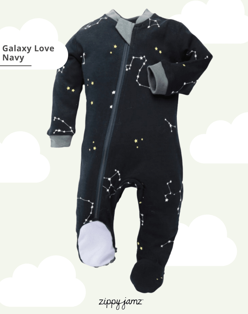 Zippyjamz | Pyjama | Galaxy Love | Navy - Zippyjamz