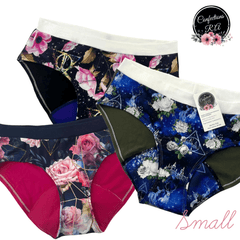 Confections R.A. | Culottes menstruelles classiques à protection intégrée | SMALL (34-36)