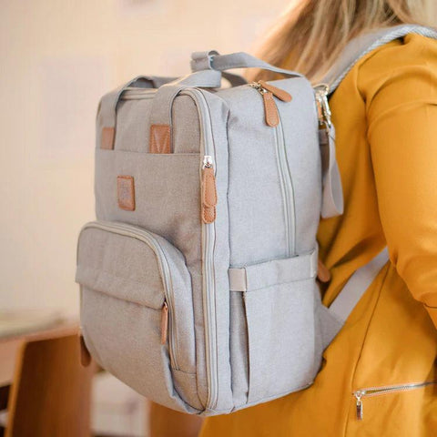 La Petite Ourse | Sac à couches (sac a dos) Signature | Gris