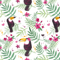 LYA | Couche lavable à poche | taille unique | Samie la Toucan (2.0) fuchsia