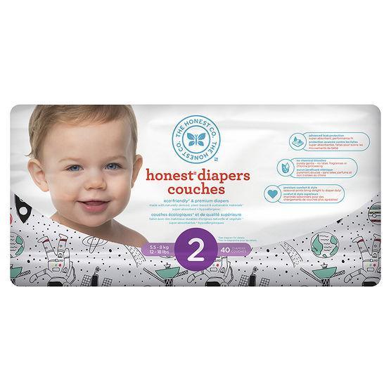 Lemon honest diapers top