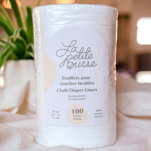 La Petite Ourse | Feuillets de fond de couche en bambou