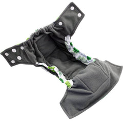 HAPPY FLUTE | Couche lavable Tout en Un | taille NOUVEAU-NÉ | EF022 [Chats courtois]