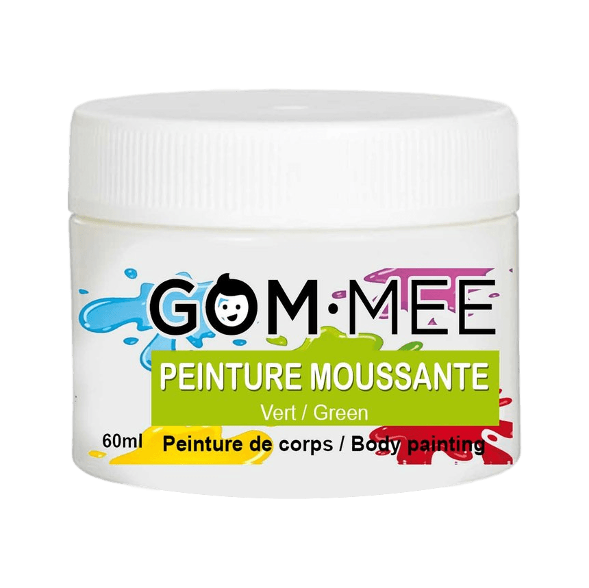 GOM-MEE | Peinture moussante pour le bain | verte - GOM-MEE