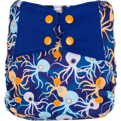ELF | Couche lavable à poche | taille unique | Pieuvre
