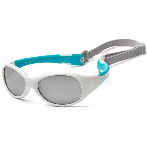 KOOLSUN FLEX| Lunettes de soleil flexibles | White Aqua